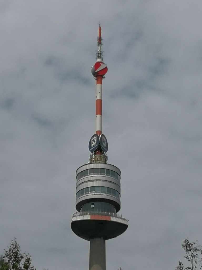 The top of Danube Tower