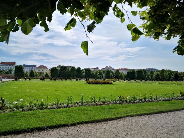 Augarten - one of the largest parks in Vienna