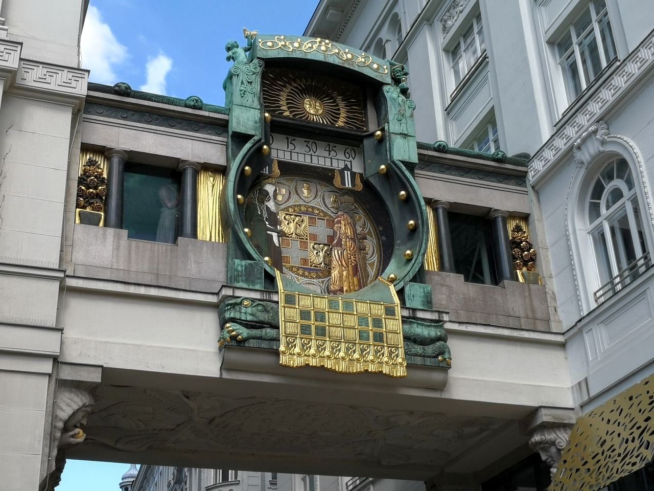 Anker Clock Ankeruhr - 'hidden' gem of Vienna