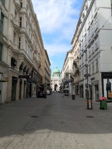 Kohlmarkt Vienna - empty street